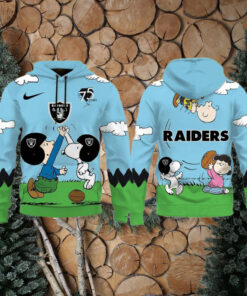 Las Vegas Raiders X Snoopy Peanuts 75th Anniversary Hoodie