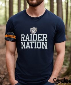 Las Vegas Raiders raider nation slogan shirt