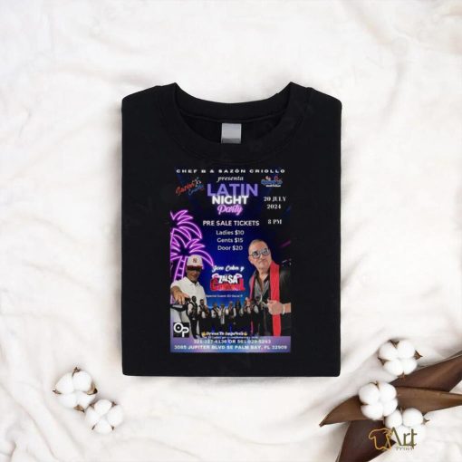 Latin Night Party Tickets, Sat, Jul 20, 2024 Poster Shirt