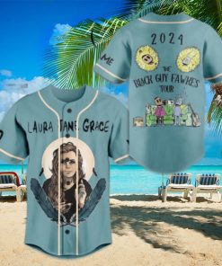 Laura Jane Grace 2024 The Black Guy Fawkes Tour Tour Custom Baseball Jersey