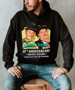 Laurel and Hardy 97th anniversary 1927 2024 thank you for the memories shirt