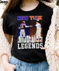 Lawrence Taylor and Tom Seaver New York Legends signatures shirt