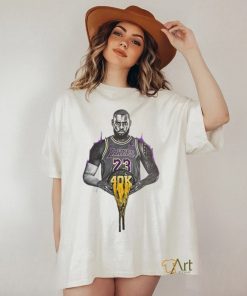 LeBron James Basketball Gold 40k T Shirt