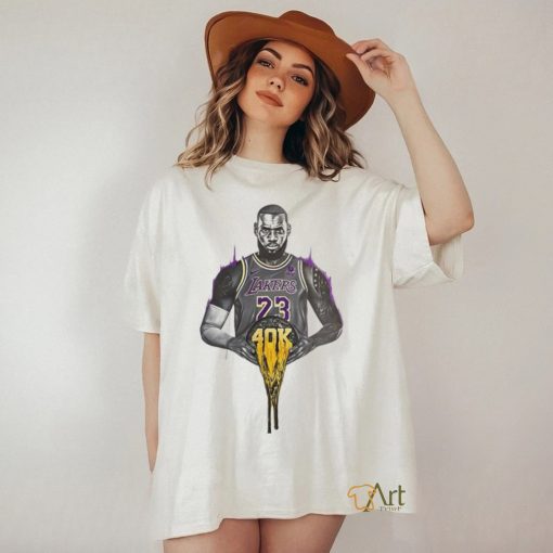 LeBron James Basketball Gold 40k T Shirt