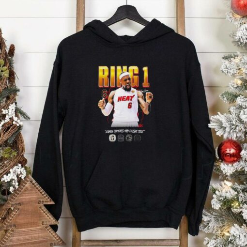 LeBron James Captures His Elusive First Title Ring T Shirt