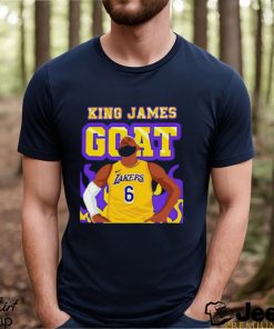 Lebron goat hot sale shirt