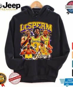 LeSperm Bronny James LA Lakers shirt