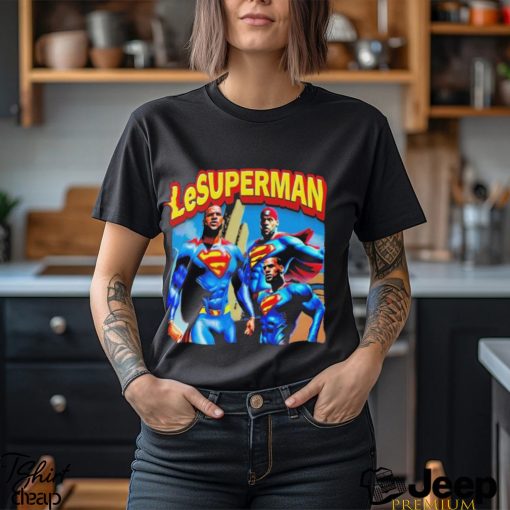 Lebron James LeSuperman T Shirts