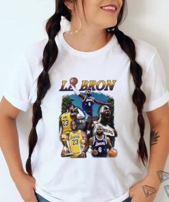 Lebron James Los Angeles Lakers basketball graphic shirt