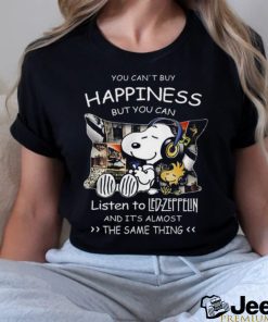 Led Zeppelin Snoopy Listen To Music Shirt, But You Can Listen To Led Zeppelin T Shirt