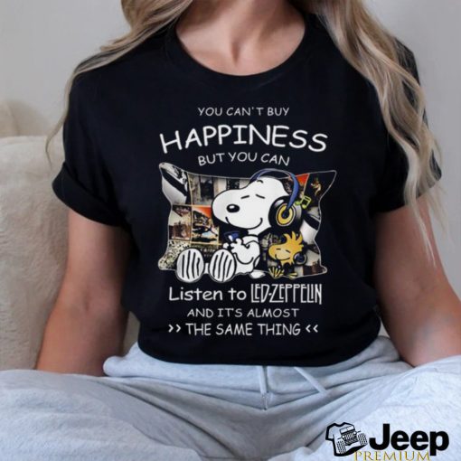 Led Zeppelin Snoopy Listen To Music Shirt, But You Can Listen To Led Zeppelin T Shirt