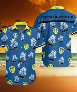 Leeds United Fc Tropical Flower Trending Hawaiian Shirt