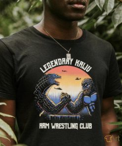 Legendary Godzilla Kaiju vs King Kong arm wrestling club shirt