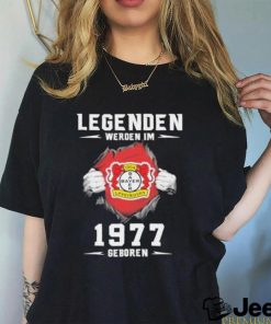 Legenden Werden Im 1977 Geboren Shirt