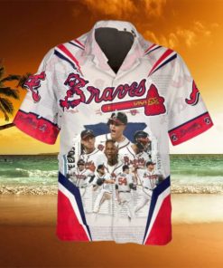 Legends Atlanta Braves Hawaiian Shirt , Atlanta Braves Aloha Shirt, MLB Hawaiian Shirt