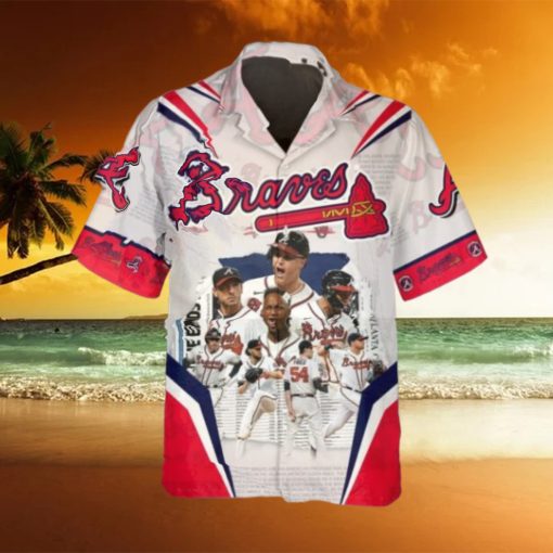 Legends Atlanta Braves Hawaiian Shirt , Atlanta Braves Aloha Shirt, MLB Hawaiian Shirt