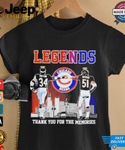 Legends Bears Payton Butkus Thank You For The Memories 2024 Shirt