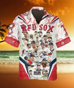 Legends Boston Red Sox Hawaiian Shirt, Red Sox Aloha Shirt, MLB Hawaiian Shirt