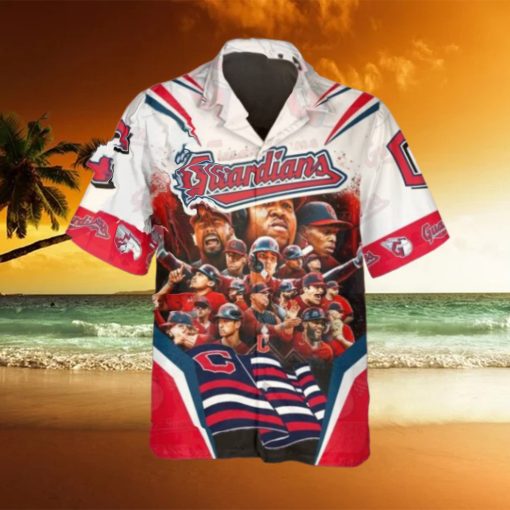 Legends Cleveland Guardians Hawaiian Shirt, Cleveland Guardians Aloha Shirt, MLB Hawaiian Shirt