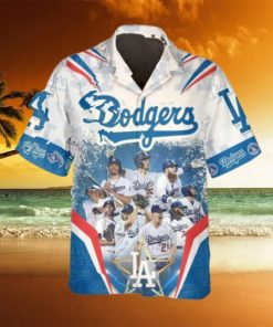 Legends Los Angeles Dodgers Hawaiian Shirt, Dodgers Aloha Shirt, MLB Hawaiian Shirt