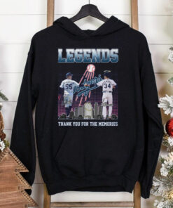 Legends Los Angeles Dodgers Thank You For The Memories T Shirt