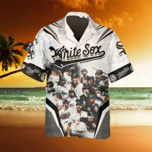 Legends White Sox Hawaiian Shirt, White Sox Aloha Shirt, MLB Hawaiian Shirt