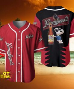 Leinenkugel’s Snoopy Baseball Jersey Shirt For Snoopy Lovers Gift Ideas