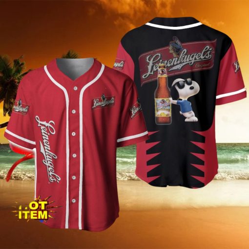 Leinenkugel’s Snoopy Baseball Jersey Shirt For Snoopy Lovers Gift Ideas