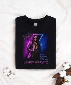 Lenny Kravitz Electric Blue Light Tour 2024 Signature Unisex T Shirt