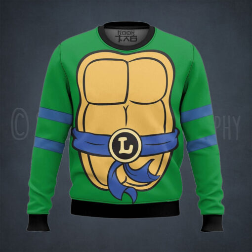 Leo Outfit Teenage Mutant Ninja Turtles Ugly Christmas Sweater