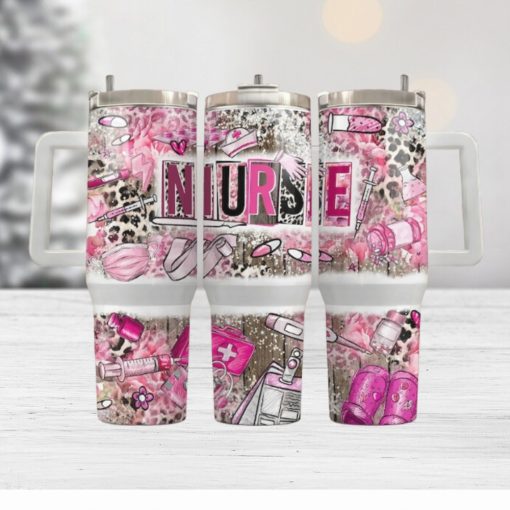 Leopard Boho Nurse Wrap Design For 40ozTumbler