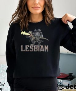 Lesbian Mech Dinosaur Unisex t shirt