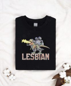 Lesbian mech dinosaur shirt