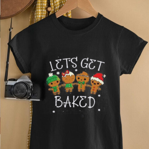 Lets Get Baked Cookie Weed Xmas Ugly Christmas shirt