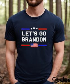 Lets Go Brandon US Flag Conservative Anti Liberal Anti Biden Logo