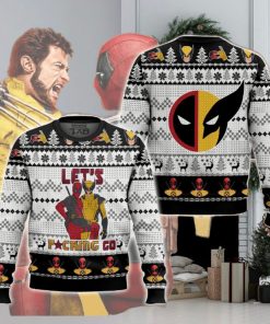 Let’s Go Deadpool Wolverine Ugly Sweater