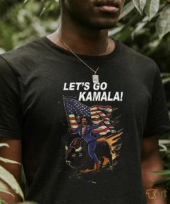 Let’s Go Kamala Harris Bull Riding Shirt