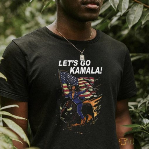 Let’s Go Kamala Harris Bull Riding Shirt