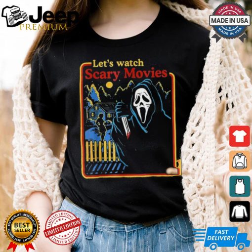 Lets Watch Scary Movies Scream Horror Halloween T Shirt