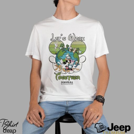 Let’s World Together Mickey And Friends Earth Day shirt