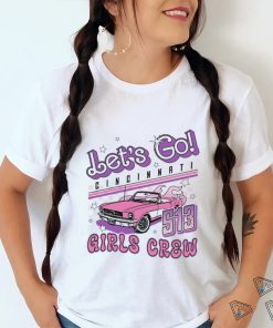 Let’s go Cincinnati girls crew 513 shirt