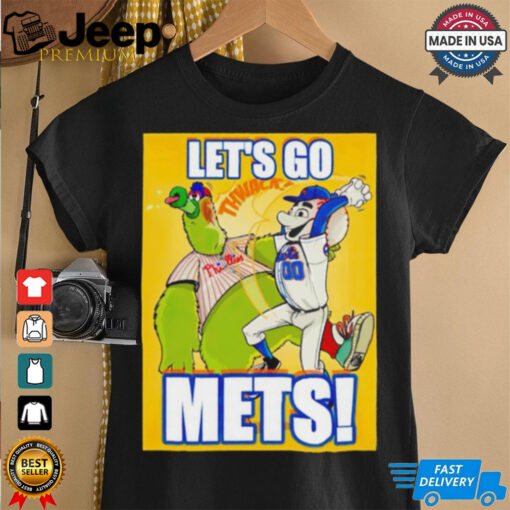 Let’s go Mets New York Mets Grimace beats Phanatic Philadelphia Philly MLB shirt