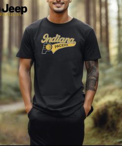 Let’s go pacers rep indiana basketball with a script style shirt