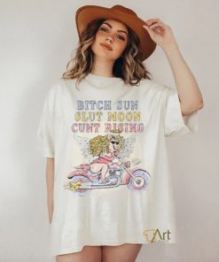 Letter Shoppe Bitch Sun Slut Moon Cunt Rising Shirt