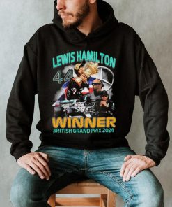 Lewis Hamilton Winner British Grand Prix 2024 signatures shirt