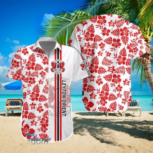 Leyton Orient Logo Tropical Hawaiian Shirt Beautiful Patterns