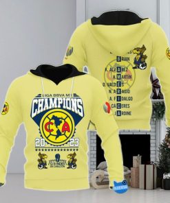 Liga Bbva Mx Champions 2023 Grandes De Corazon Club America Hoodie