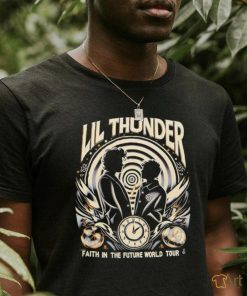 Lil Thunder faith in the future world tour shirt