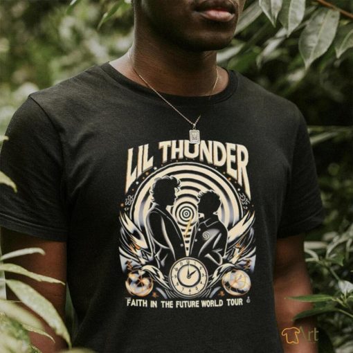 Lil Thunder faith in the future world tour shirt