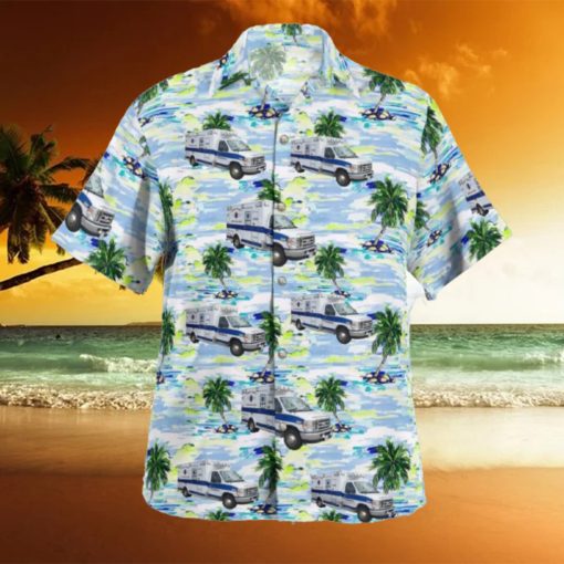 Lillington North Carolina Harnett County Emergency Services Hawaiian Shirt